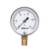 Capsule pressure gauge with stainless steel case