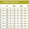 Industrial glass thermometers with opal scale