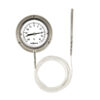 Dial thermometer with capillary in PVC coated stainless steel 1