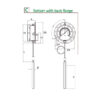 Dial thermometer with capillary in PVC coated stainless steel 2