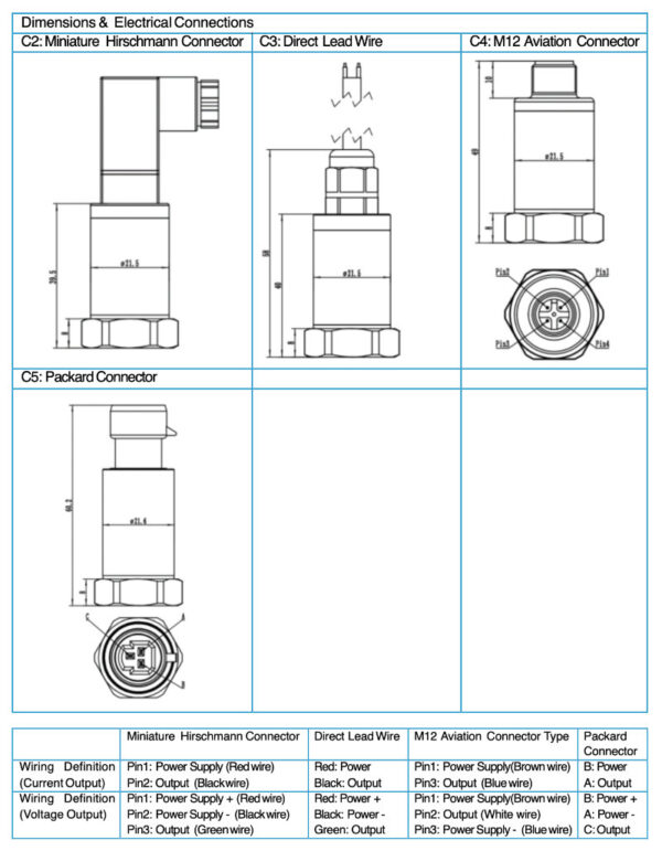 HMRYA35 Pressure Transmitter